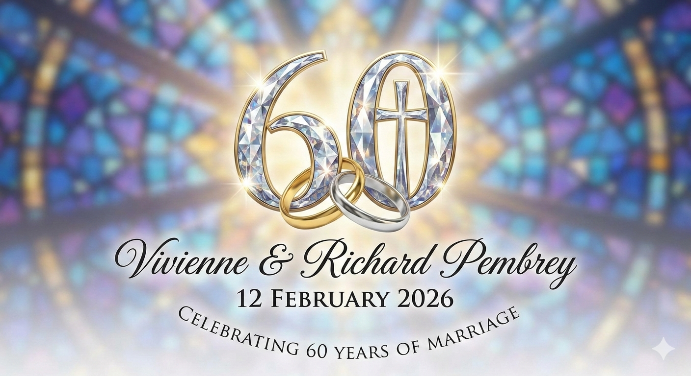 Congratulations to Vivienne and Richard Pembrey