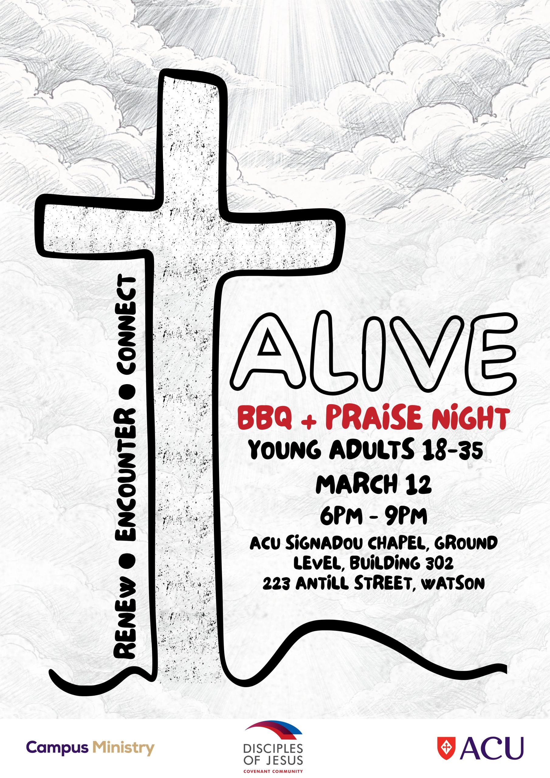 ALIVE: BBQ & Praise Night - March 12