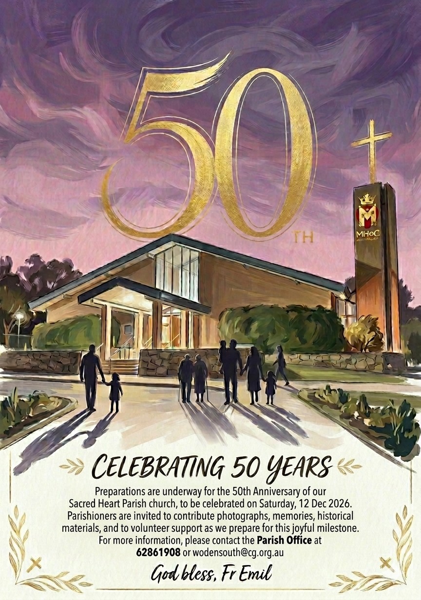 50th Sacred Heart Parish Anniversary Preparations