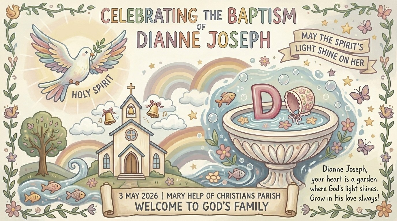 Baptism of Dianne Joseph