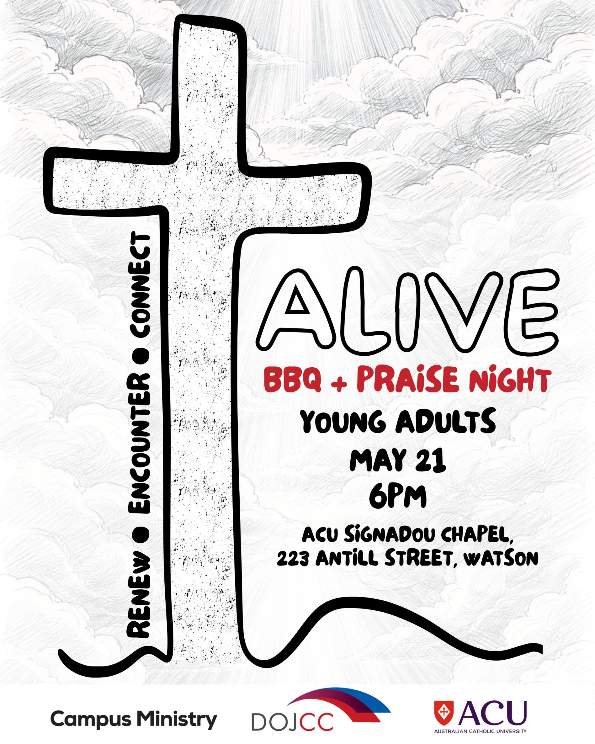 21 May | ALIVE: BBQ + Praise Night | 06:00 pm