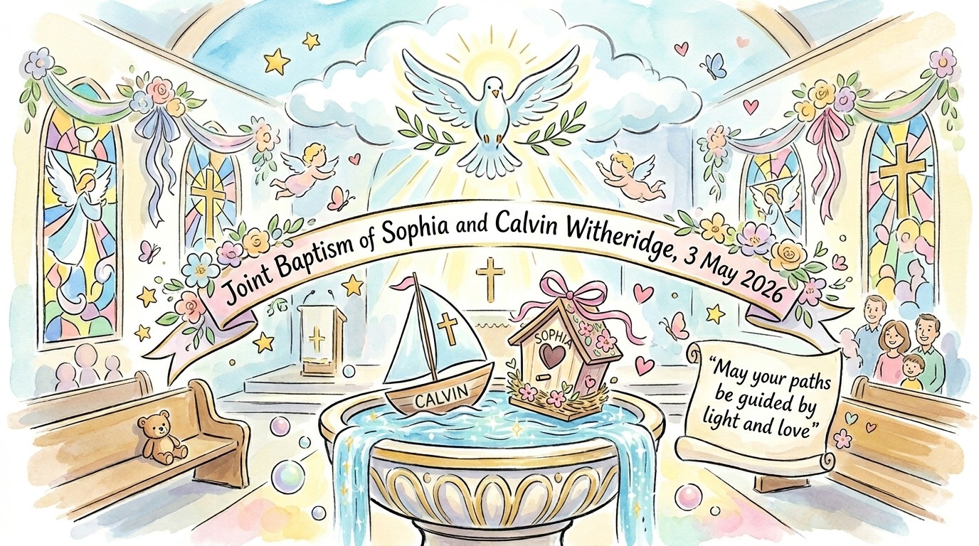 Joint Baptism of Witheridge Siblings; Sophia & Calvin              